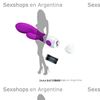 Vibrador de punto G con estimulador de clitoris